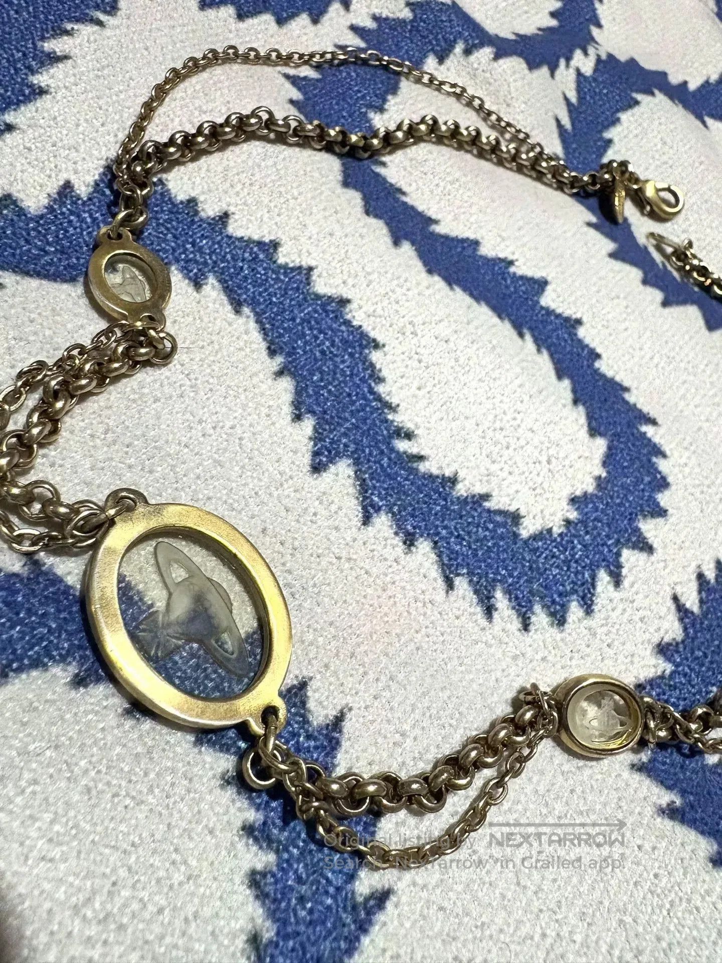 Vivienne Westwood vivienne westwood gold chain necklace with stones. Size ONE SIZE - 5 Thumbnail