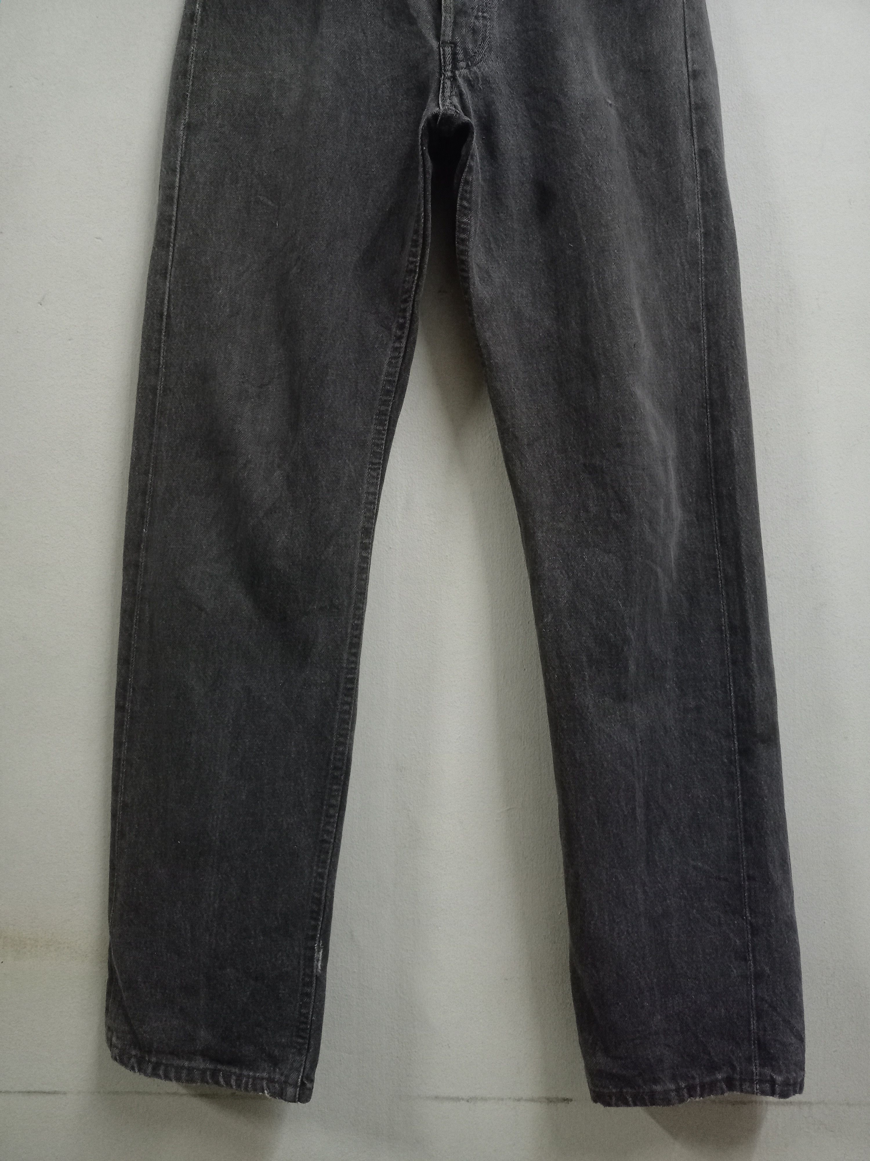 Levi's Vintage 90s Levis 501 Black Jeans 29x30 Size US 29 - 5 Thumbnail