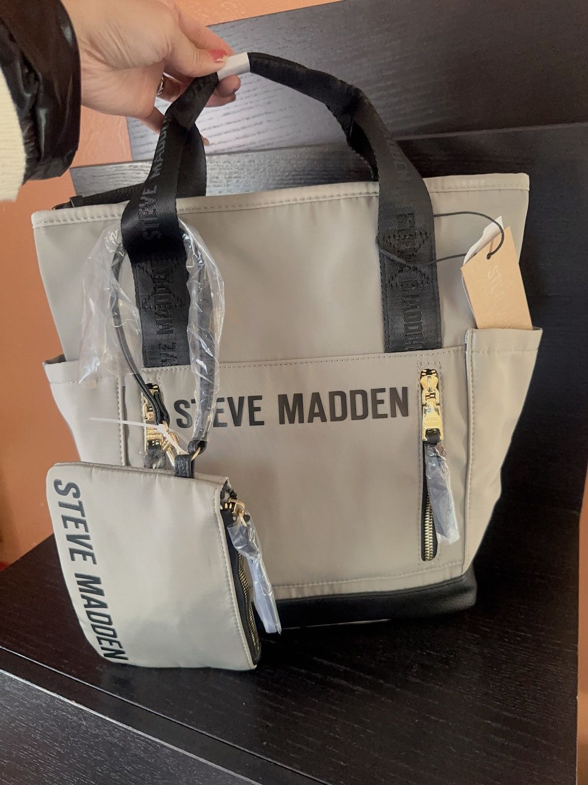 Steve madden tote backpack hotsell