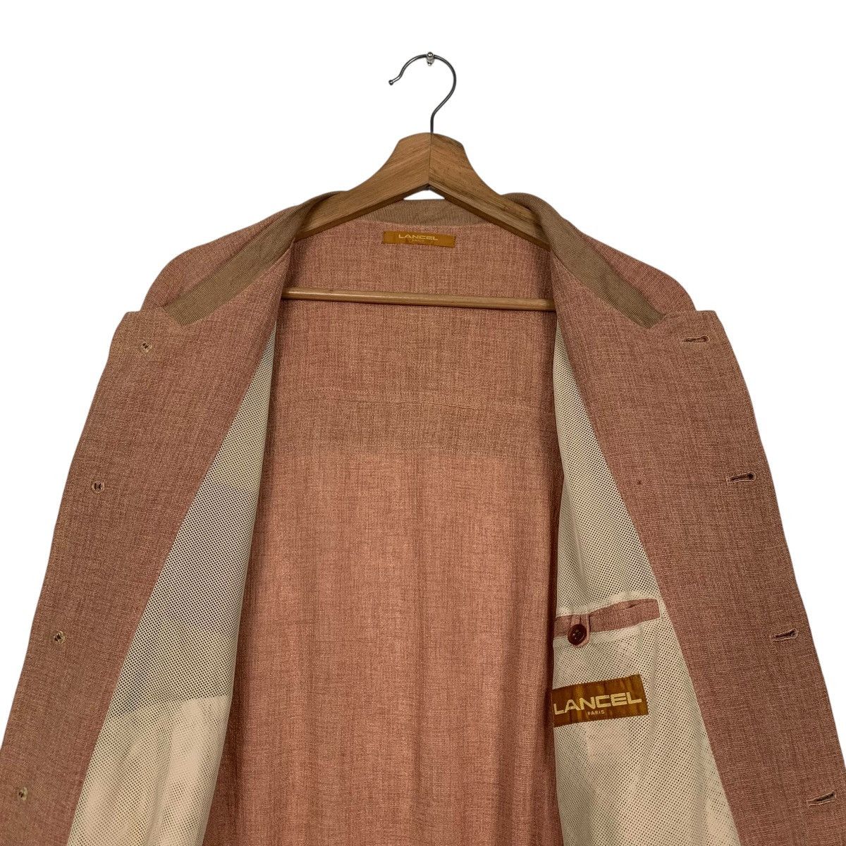 Lancel Vintage 90’s LANCEL Knitted Button Bomber Jacket #2862-C129 Size US L / EU 52-54 / 3 - 12 Thumbnail