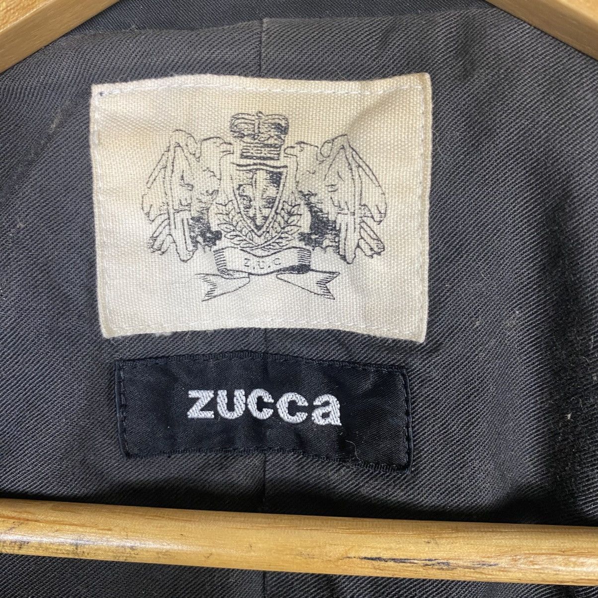 Issey Miyake × Zucca 💥ZUCCA BELTED DOUBLE BREASTED BLACK JACKET Size US XS / EU 42 / 0 - 8 Thumbnail