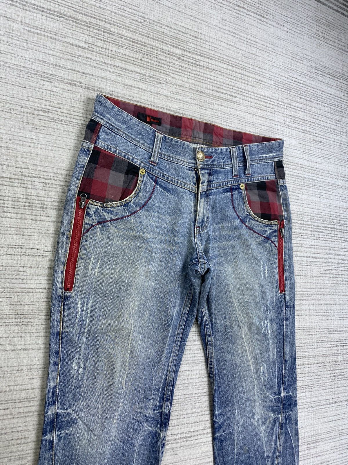 Hysteric Glamour Vintage Uj Comtempo Punk Mud Wash Rare Denim Pants Size US 34 / EU 50 - 6 Thumbnail