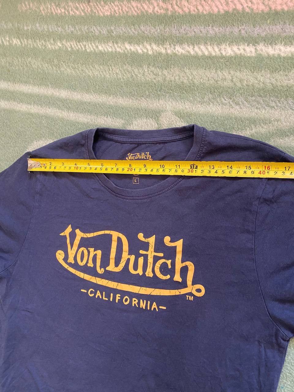 Von Dutch VIntage Von Dutch Big Logo FADED T Shirt STREETWEAR Size US L / EU 52-54 / 3 - 12 Thumbnail