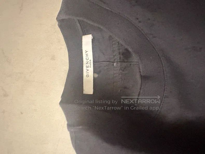 Givenchy Givenchy Damaged Logo Printed Cotton Crew Neck Short-Sleev Size US XS / EU 42 / 0 - 2 Thumbnail