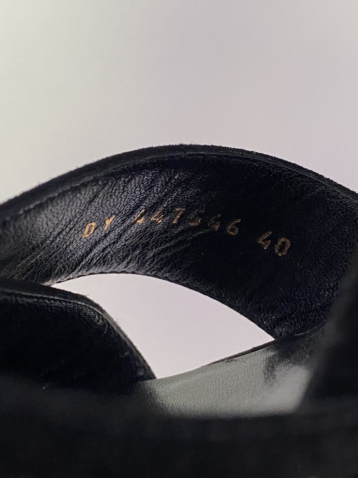Saint Laurent Paris Saint Laurent Suede Studded Candy 80 Platform Sandals Black Size US 9 / IT 39 - 6 Thumbnail