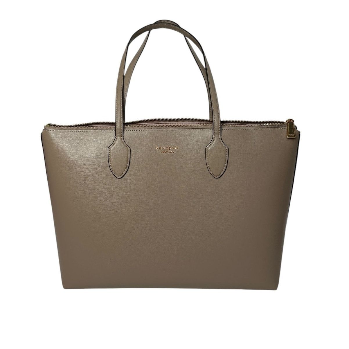 Kate Spade Kate Spade Bleecker Large Zip-top Tote bag in Timeless Taupe Size ONE SIZE - 1 Thumbnail