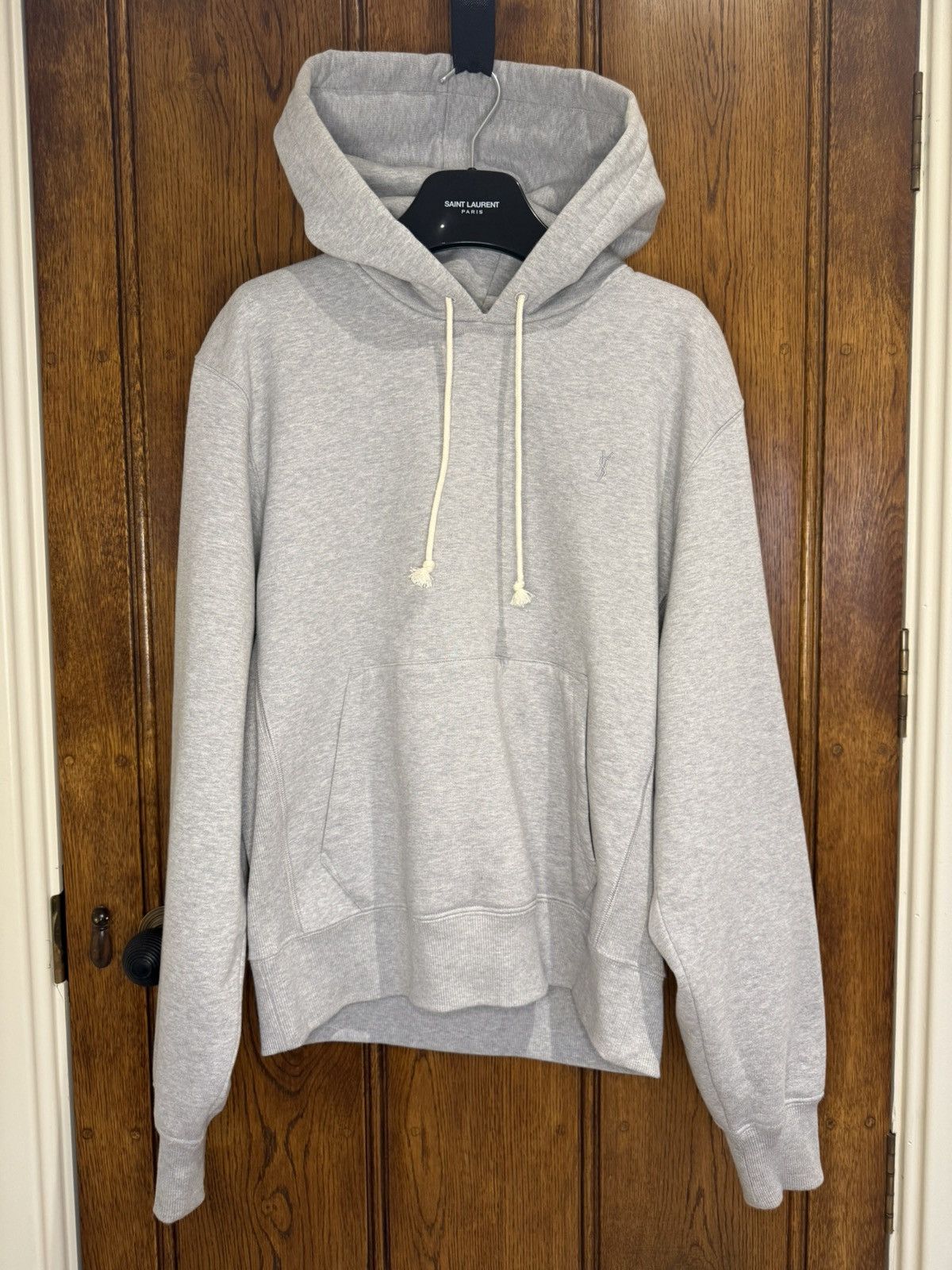 $1.4k FW23 Saint Laurent Cassandre logo hoodie L