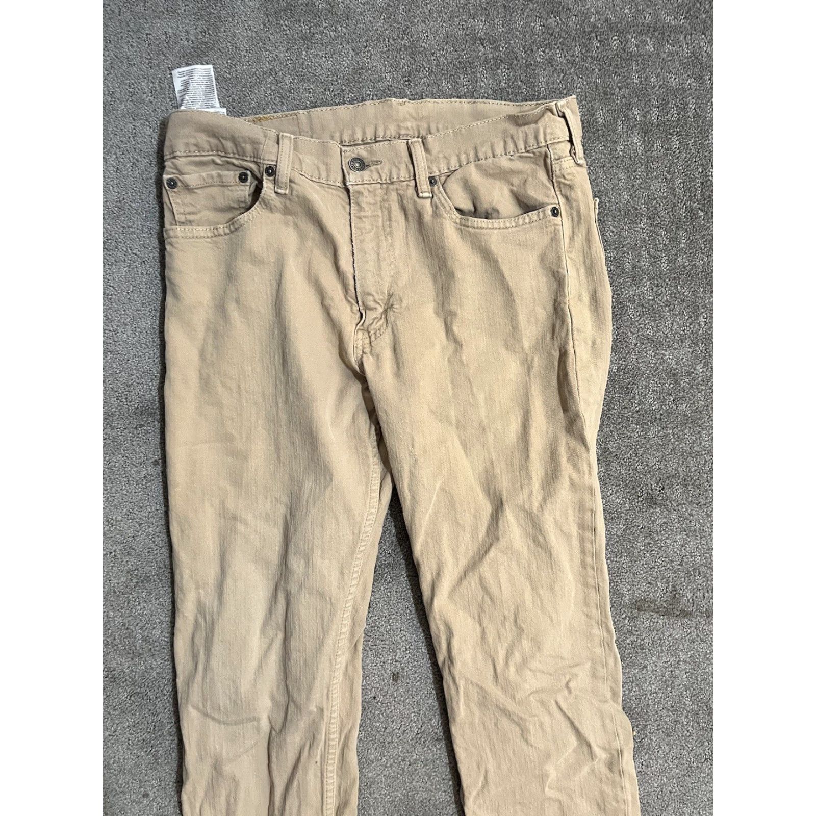 Levi's Levi's Jeans Beige 514 Straight 32x32 Regular Mens Size US 32 / EU 48 - 4 Thumbnail
