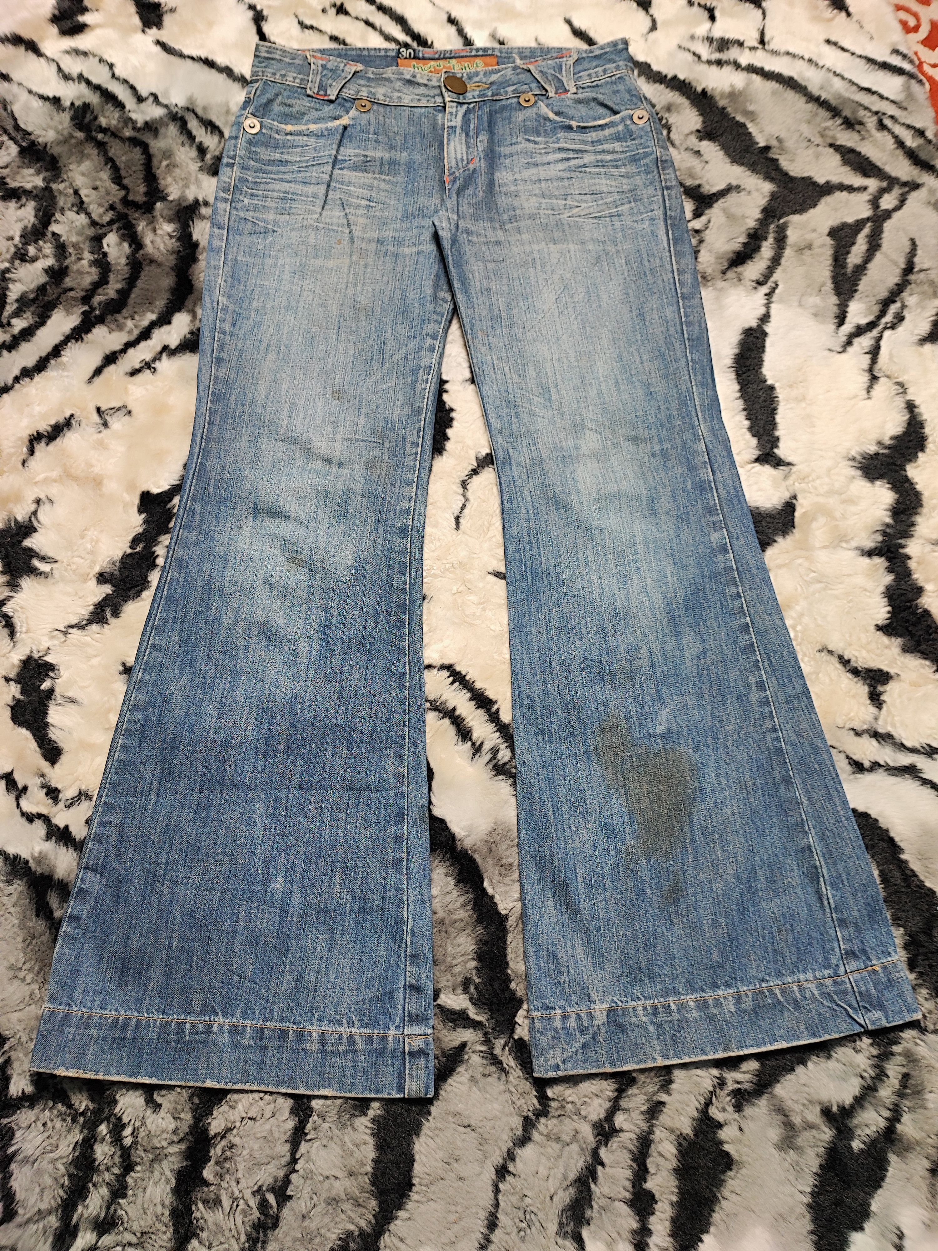 Japanese Brand Flare Bootcut Jeans Japan Size US 32 / EU 48 - 3 Thumbnail