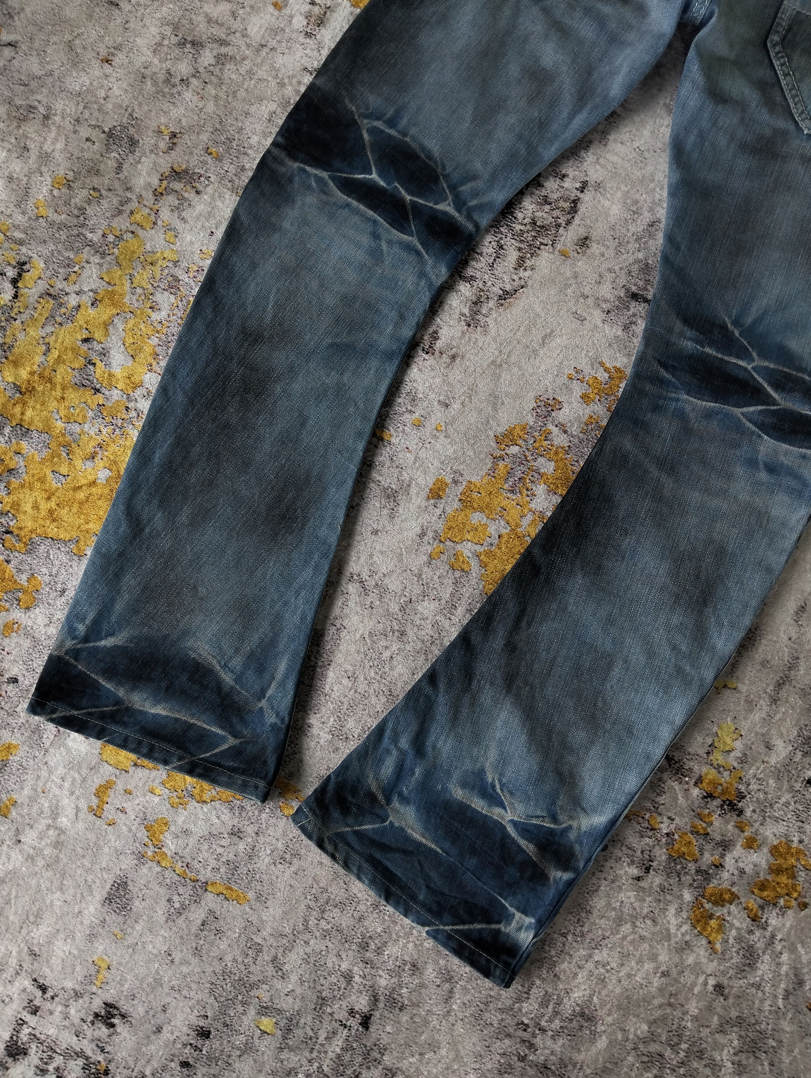 Buffalo Bobs Curve Bootcut Waxed Whiskers Low Rise Jeans
