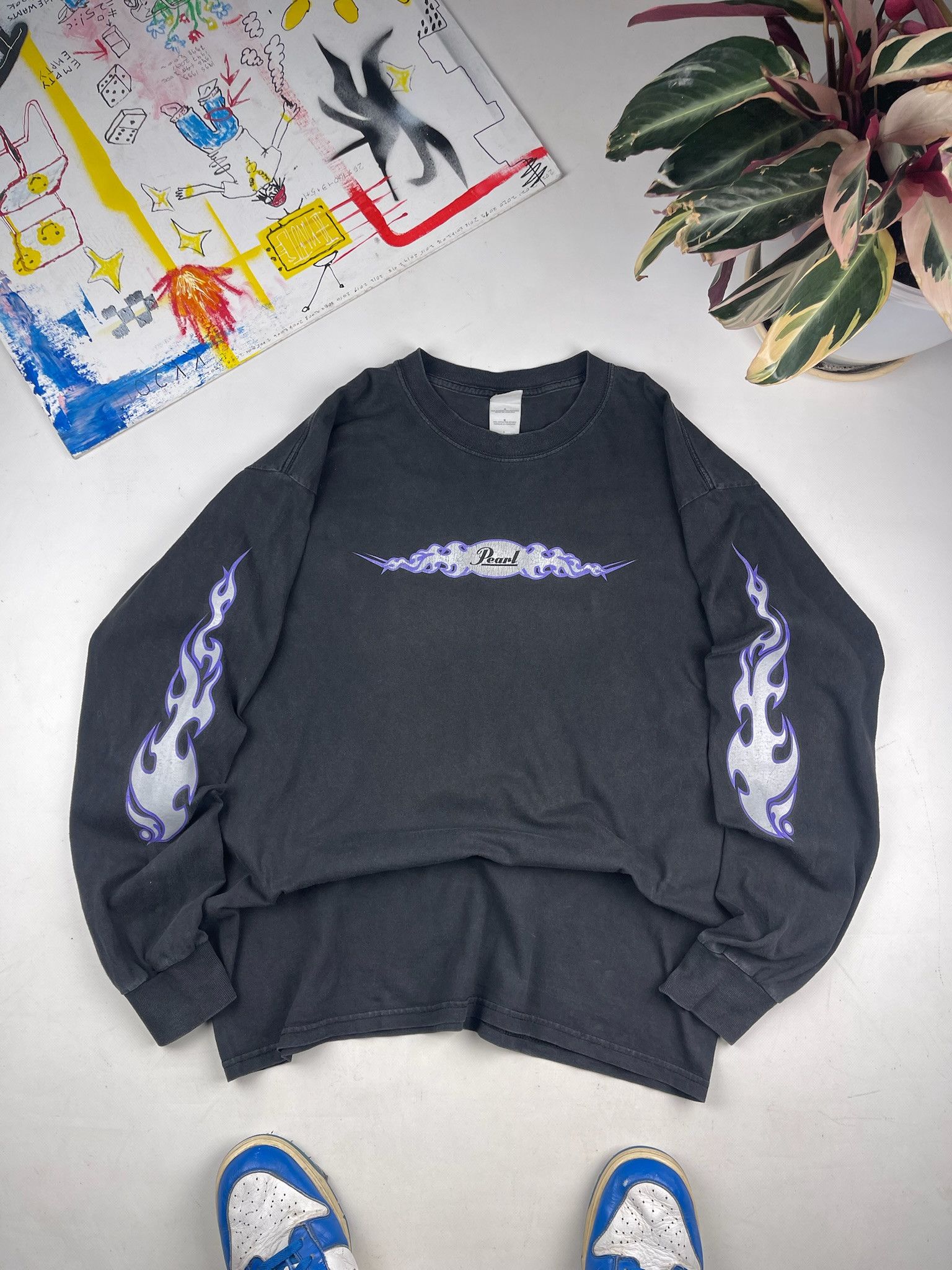 Band Tees Vintage Pearl Jam long sleeve t-shirt Size US L / EU 52-54 / 3 - 8 Thumbnail