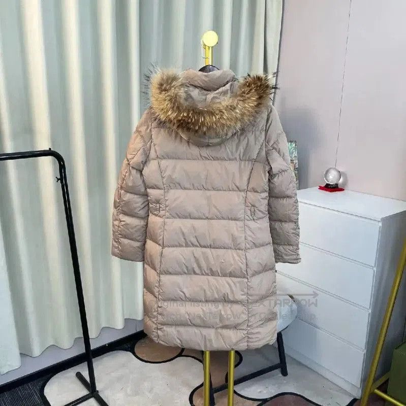 Max Mara MaxMara Light Brown Nylon Women’s Down Coat . Size M / US 6-8 / IT 42-44 - 2 Thumbnail