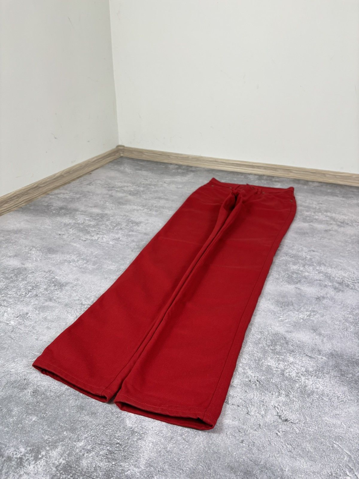 Lee Vintage 1980s Lee Riders 1952 Red Denim Jeans Straight Leg Size US 29 - 3 Thumbnail