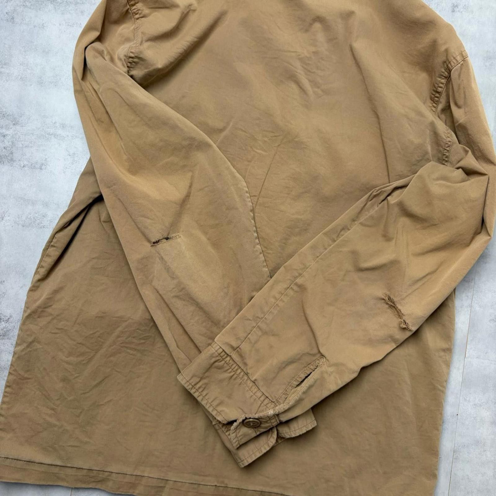 Abercrombie & Fitch Vintage Tan Abercrombie & Fitch Military Bomber Jacket Size US S / EU 44-46 / 1 - 8 Thumbnail