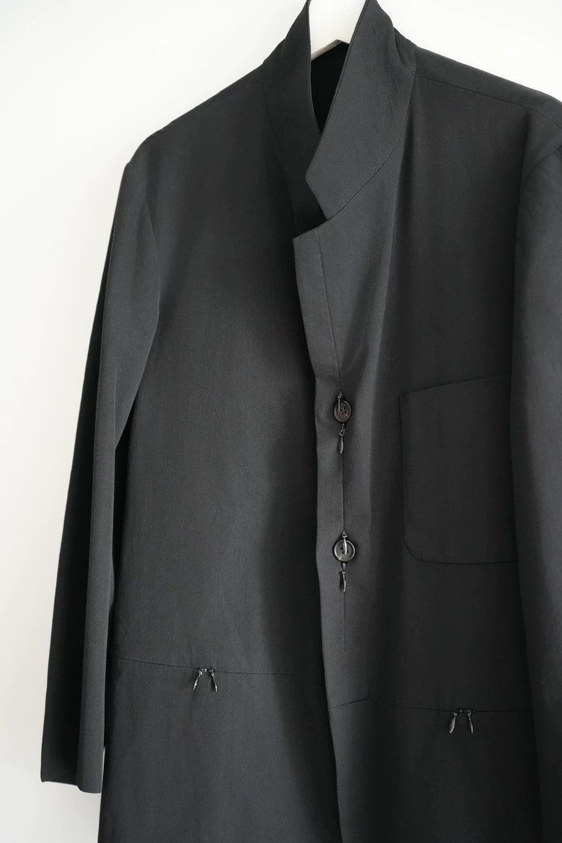 Yohji Yamamoto Yohji Yamamoto Yohji Yamamoto Black Zippered Suit Jacket Size US S / EU 44-46 / 1 - 3 Thumbnail