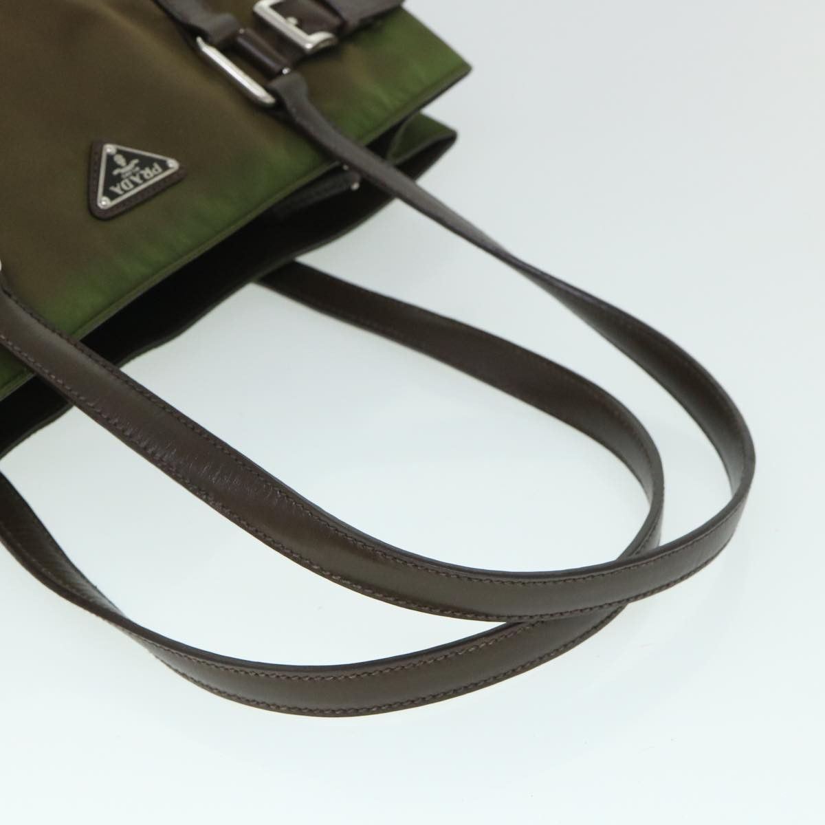 Prada PRADA Shoulder Bag Nylon Leather Green Size ONE SIZE - 7 Thumbnail