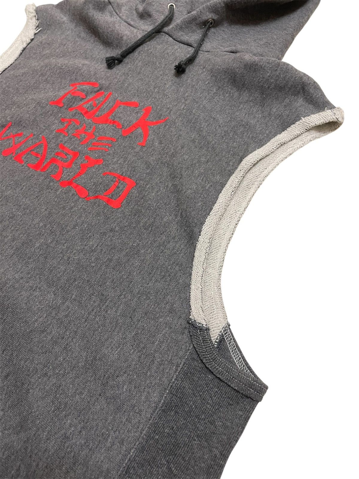 Hex Antistyle Hex Antistyle Fuck The World Sleeveless Hoodie Size US L / EU 52-54 / 3 - 4 Thumbnail