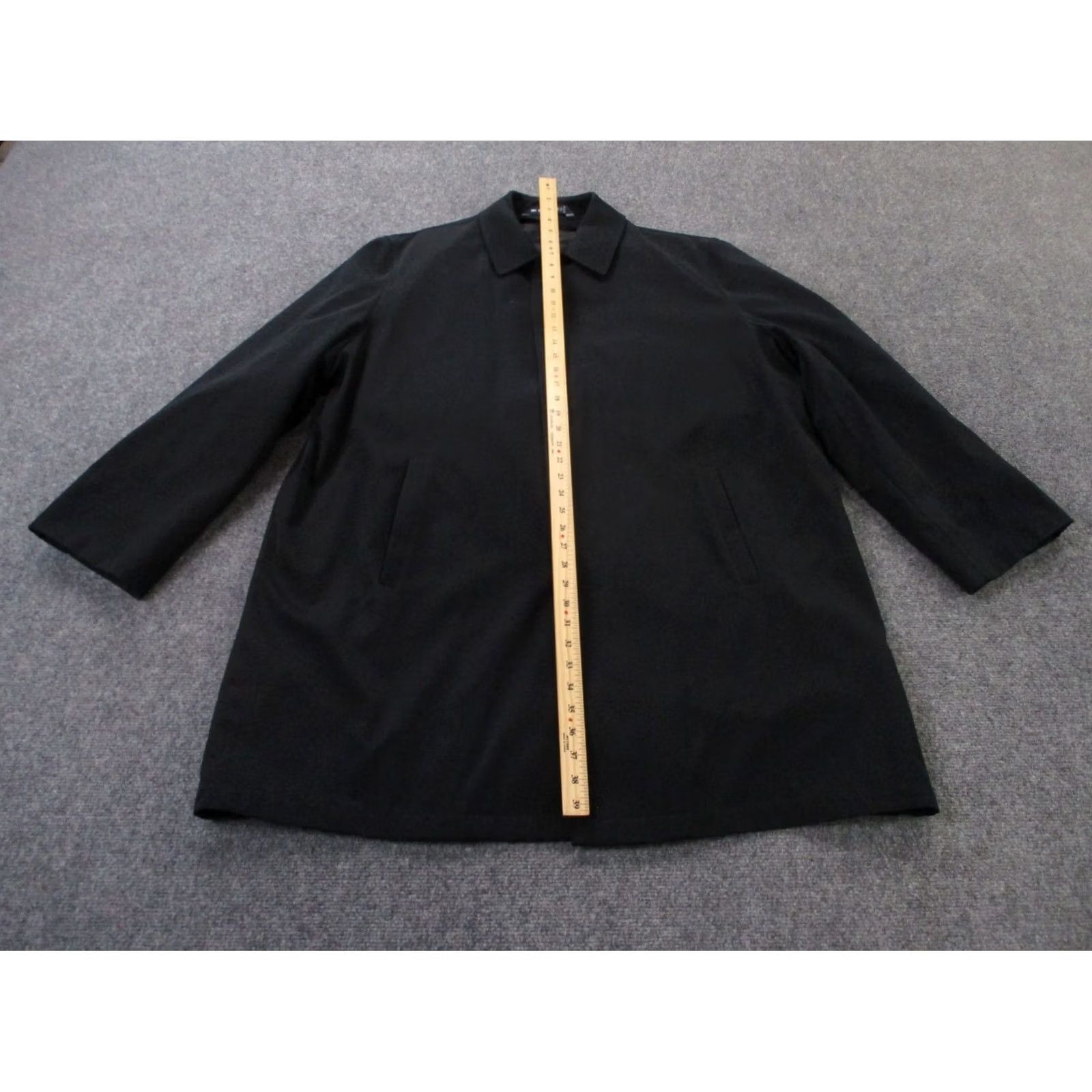 Ralph Lauren Ralph Lauren Overcoat Jacket Men XL Black Wool Lined Thermal PufferOutdoor Heavy Size US XL / EU 56 / 4 - 3 Thumbnail