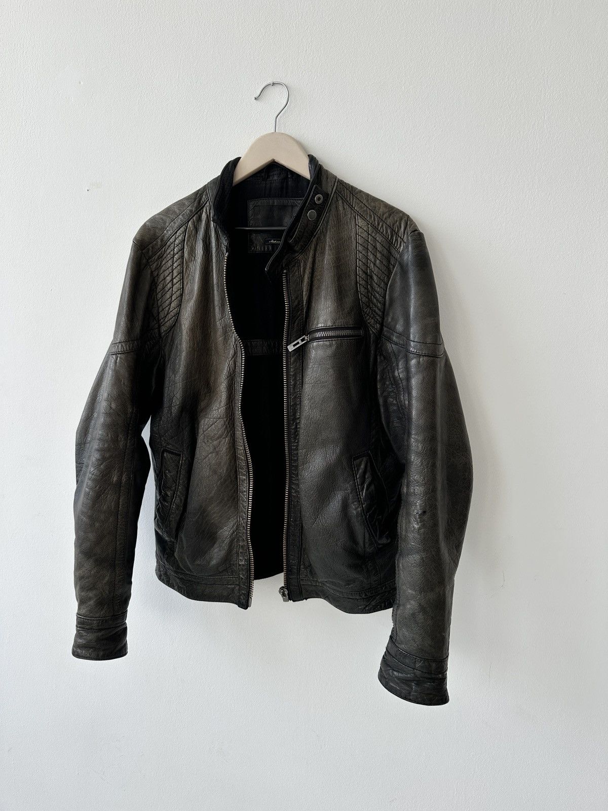 Vintage Vintage Leather Biker Jacket Size US M / EU 48-50 / 2 - 4 Thumbnail