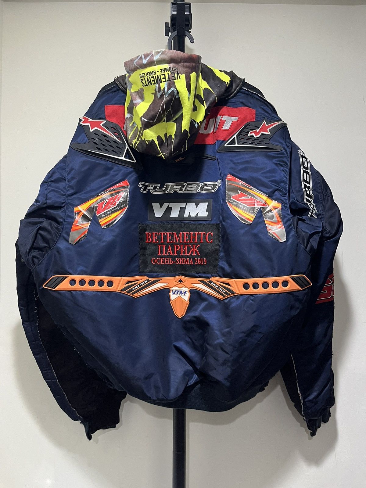 Vetements Vetements Racing Bomber Jacket Size US M / EU 48-50 / 2 - 2 Thumbnail