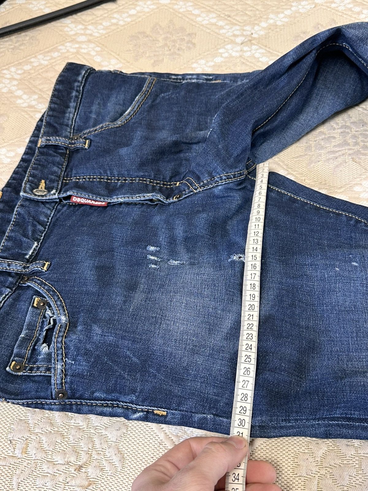 Dsquared2 🔥 Dsquared2 Skinny Distressed Denim Jeans Pants Cool Guy Y2K Size US 34 / EU 50 - 8 Thumbnail