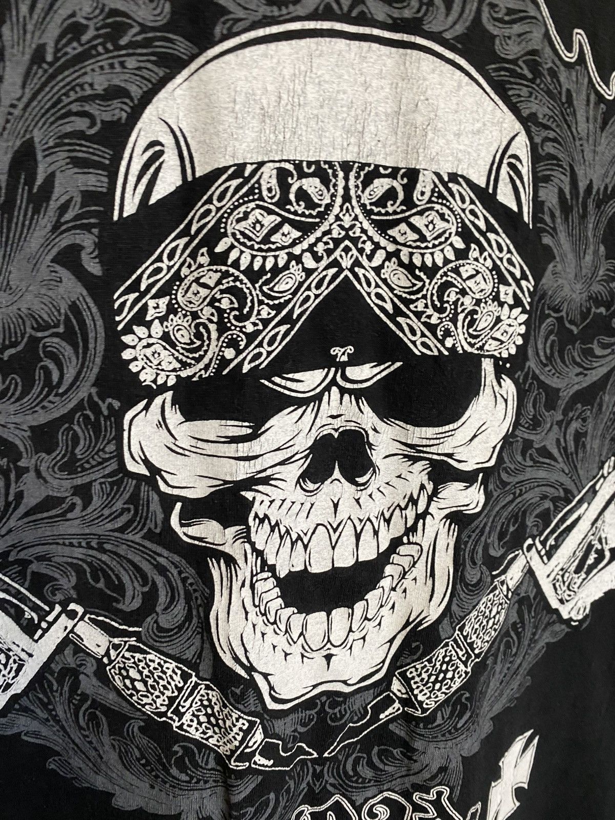 Other Outlaw Threadz Affliction Style Skull Cross Graphics Tee Size US L / EU 52-54 / 3 - 6 Thumbnail