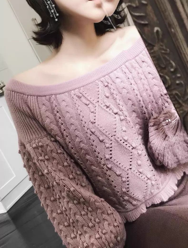 Valentino Valentino One-shoulder puff sleeve knit sweater Size XS / US 0-2 / IT 36-38 - 9 Thumbnail