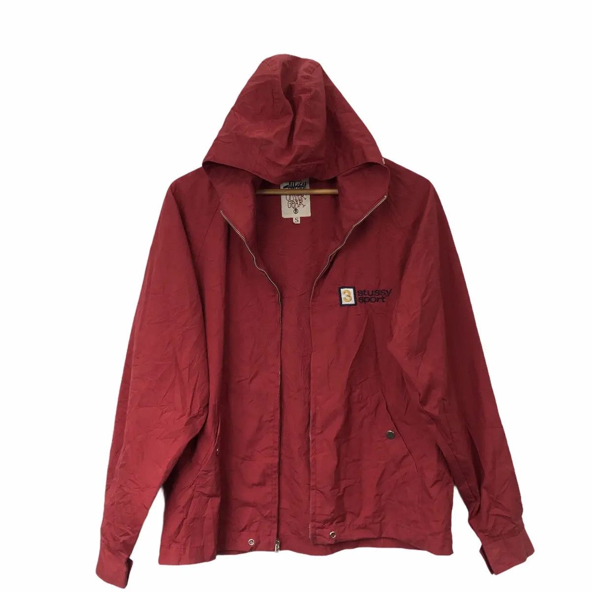 Other Vtg STUSSY SKATEBOARD NYC Gear Hoodie Windbreaker Jacket Size US S / EU 44-46 / 1 - 1 Thumbnail