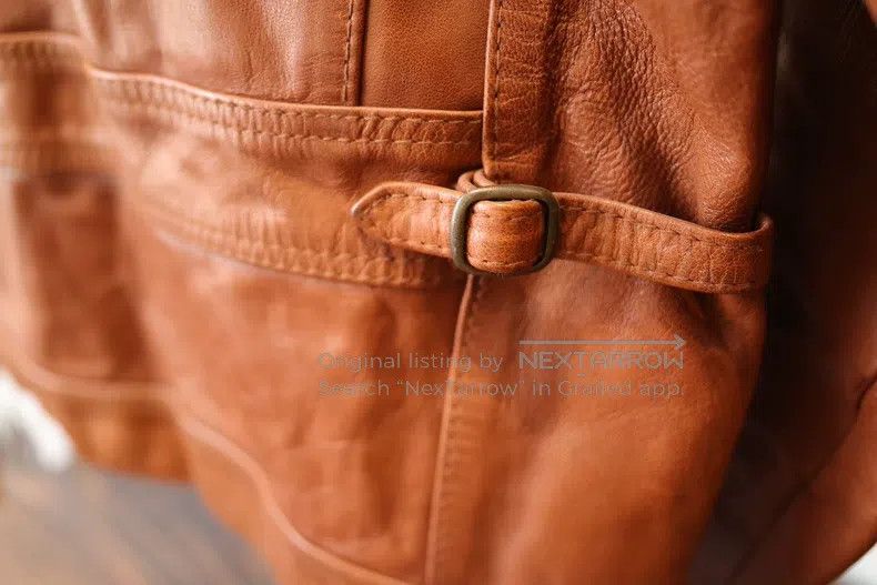 Schott Schott Washed sheepskin jacket Size US M / EU 48-50 / 2 - 4 Thumbnail