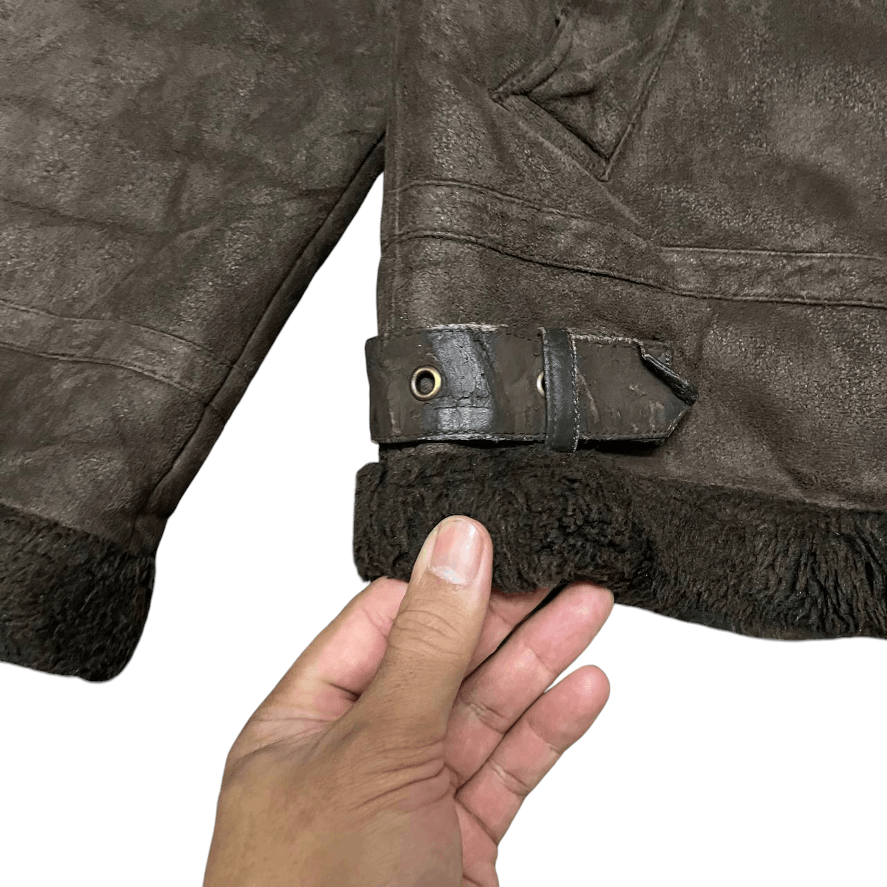 Kansai Yamamoto Vintage Kansai Jeans Shearling Jacket Size US L / EU 52-54 / 3 - 5 Thumbnail