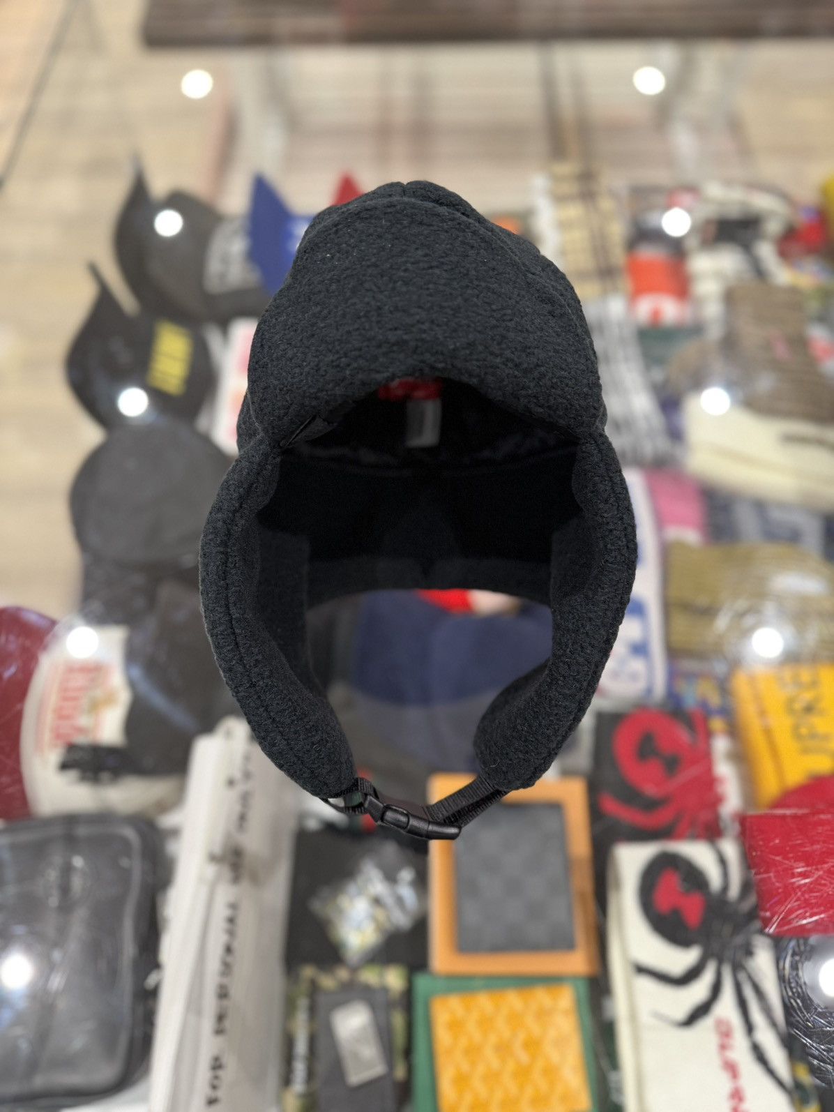 Supreme Supreme Shearling Trooper Black Size: S/M Size ONE SIZE - 3 Thumbnail