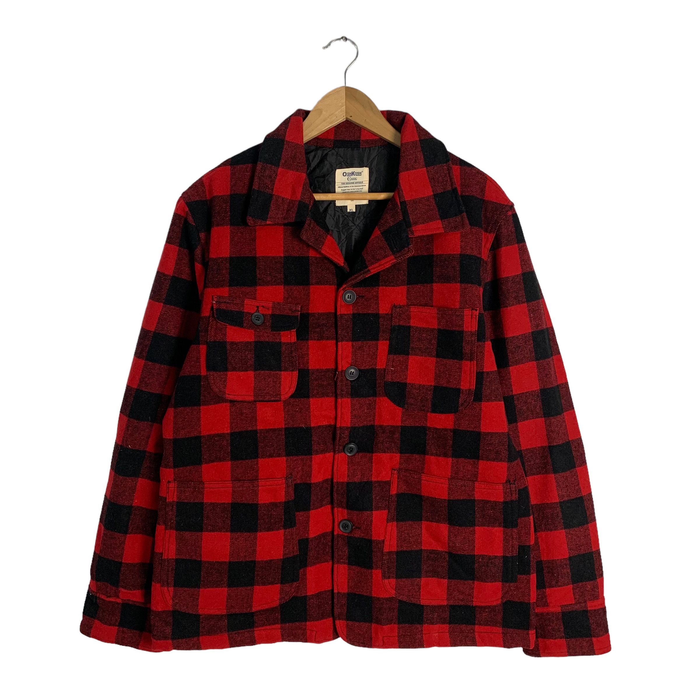 Oshkosh Oshkosh Tartan Rugged Jacket Size US L / EU 52-54 / 3 - 1 Thumbnail
