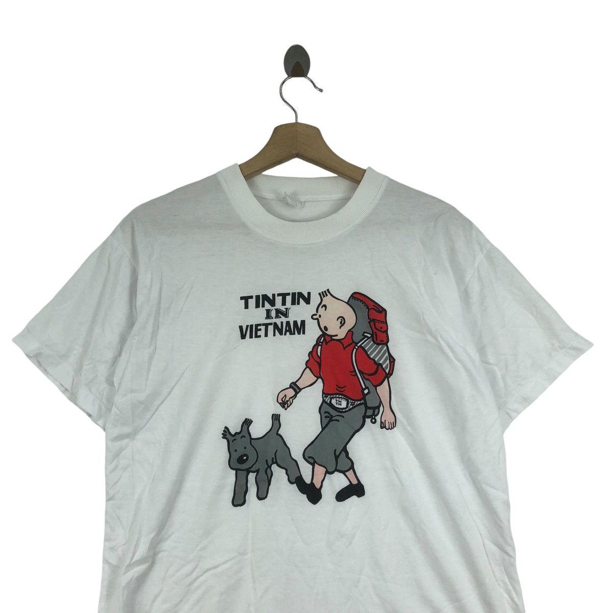 Vintage Vintage Movie The ADVENTURES OF TINTIN In Vietnam T-Shirt Size US S / EU 44-46 / 1 - 2 Thumbnail
