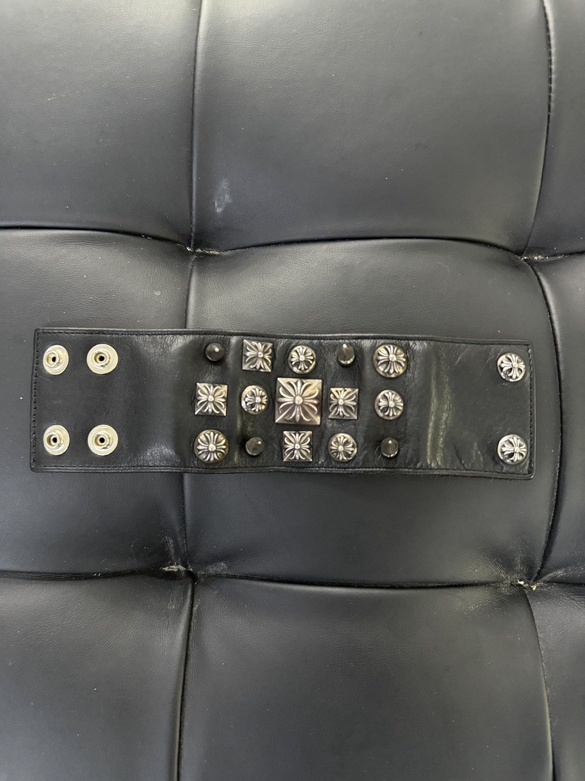 Chrome Hearts Chrome hearts leather bracelet wrap Size ONE SIZE - 1 Thumbnail