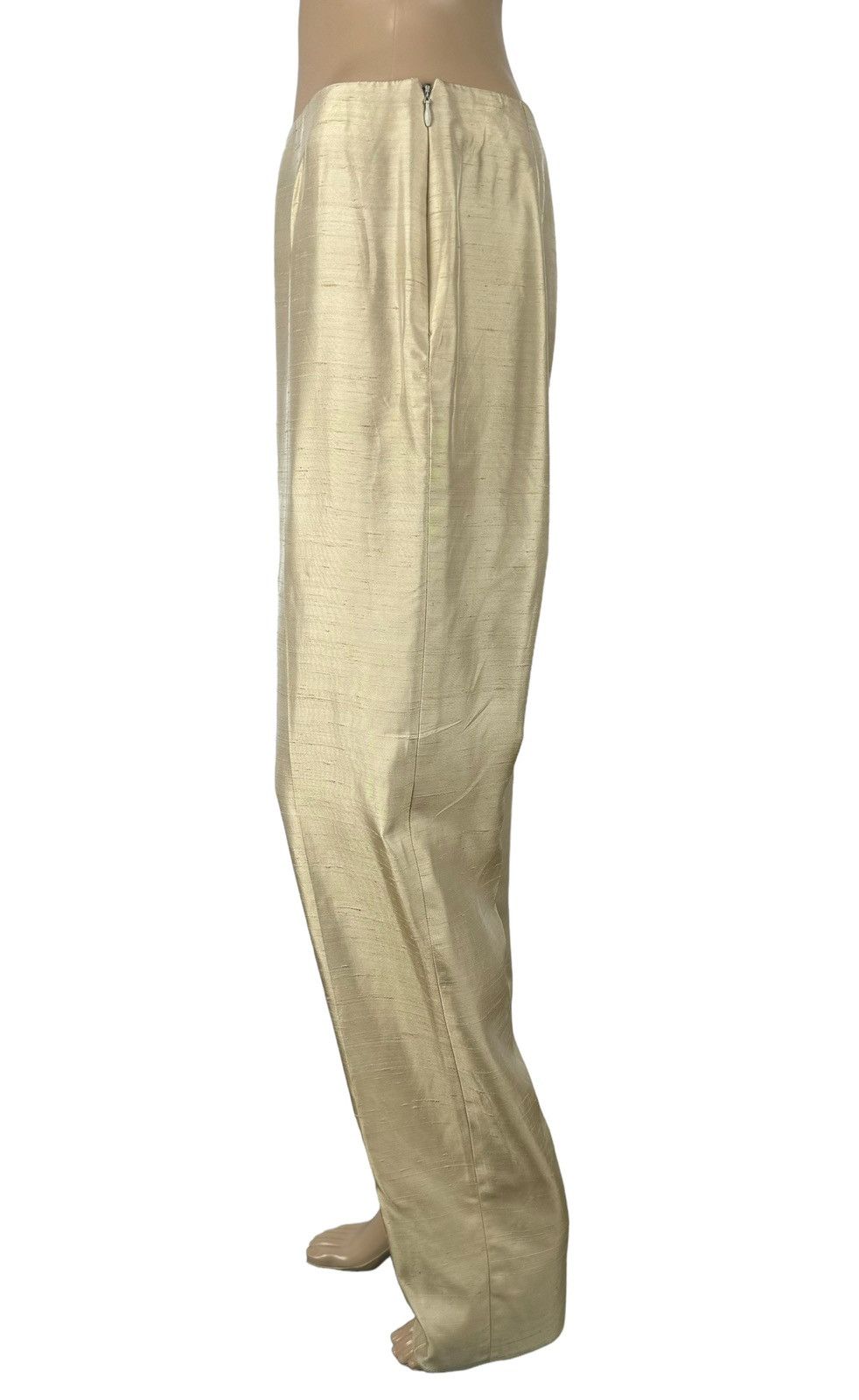 Max Mara Max Mara Silk-Acetat Pants size US10 IT44 Size 32" / US 10 / IT 46 - 4 Thumbnail