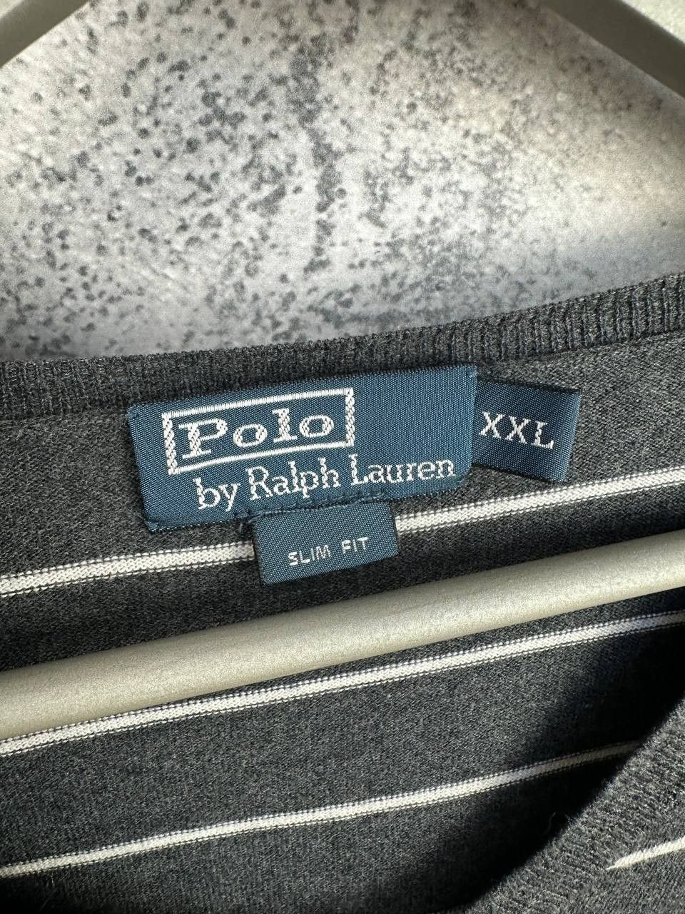 Polo Ralph Lauren Polo Ralph Lauren Vintage V-Neck Striped Sweater Jumper Size US XXL / EU 58 / 5 - 9 Thumbnail