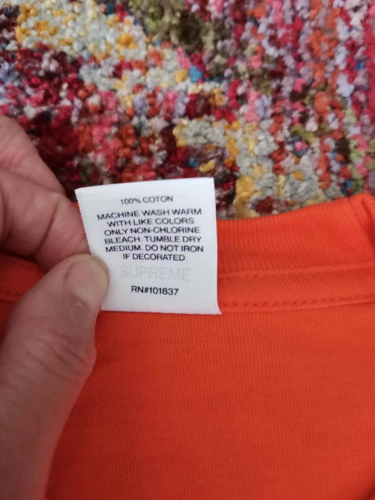 Supreme NEVER WORN* Supreme FW19 Cheese Tee Orange Size US S / EU 44-46 / 1 - 4 Thumbnail