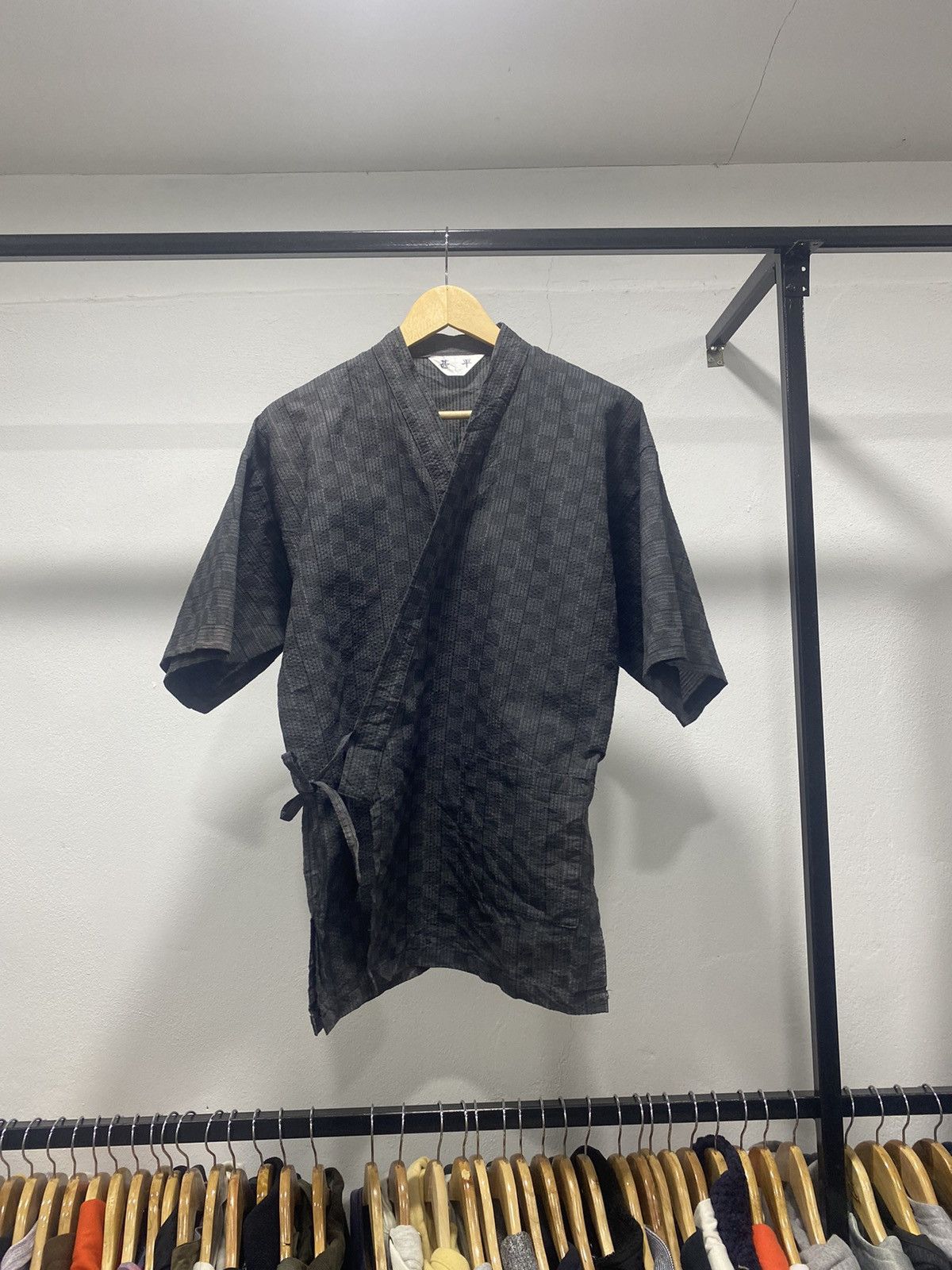 Hysteric Glamour × Japanese Brand × Le Grande Bleu (L.G.B.) Sick☠️ Japan Kimono Anime Checkered Lgb Punk 90s Size US M / EU 48-50 / 2 - 1 Thumbnail