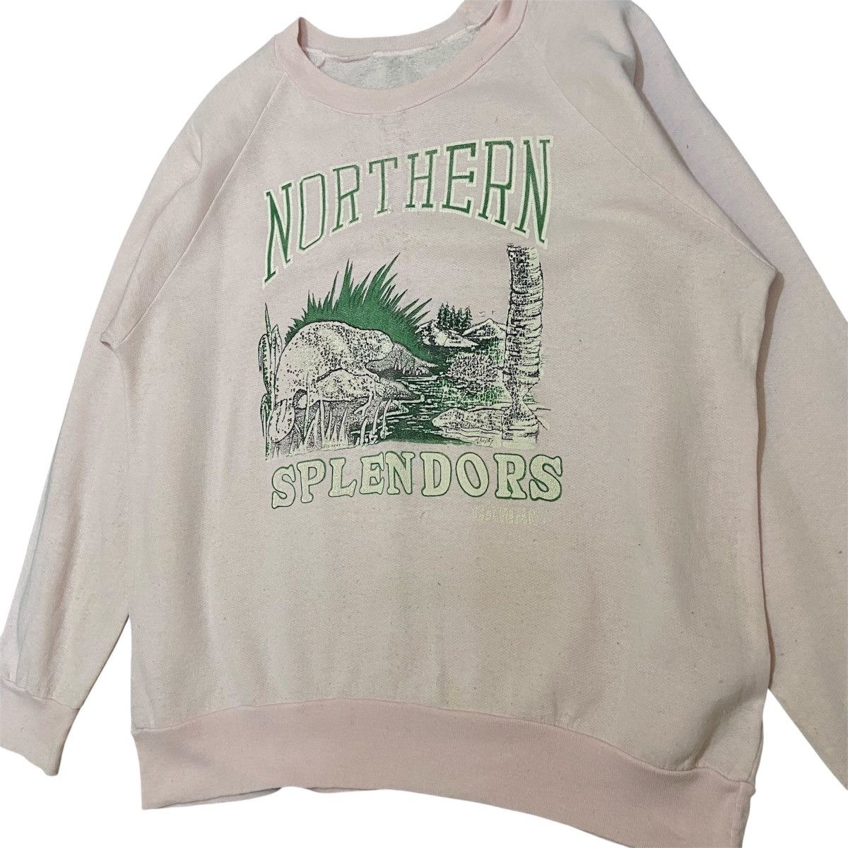 Vintage Vintage 80s Northern Splendors Canada Soft Pink Size US M / EU 48-50 / 2 - 2 Thumbnail