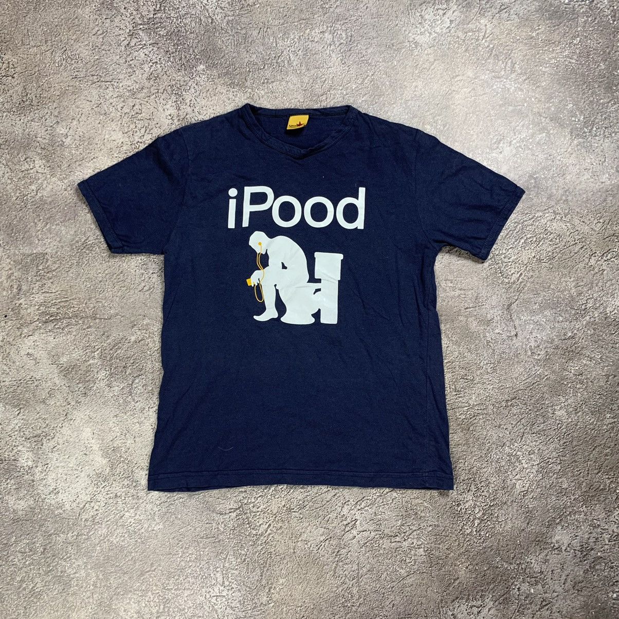 Vintage Vintage Y2K iPood Graphic Tee Funny Slogan Streetwear Boxy S Size US S / EU 44-46 / 1 - 1 Thumbnail