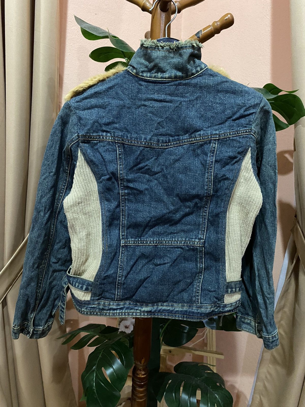 Other Fung Jeans Faux Fur and Denim Jacket Unique Vintage-Inspired Size M / US 6-8 / IT 42-44 - 7 Thumbnail