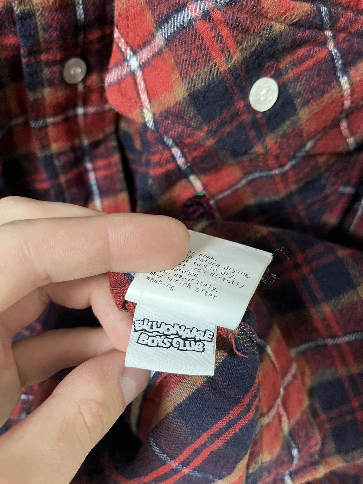 Icecream Icecream BBC Made in Japan Flannel Buttons Up Shirt Size US XL / EU 56 / 4 - 8 Thumbnail