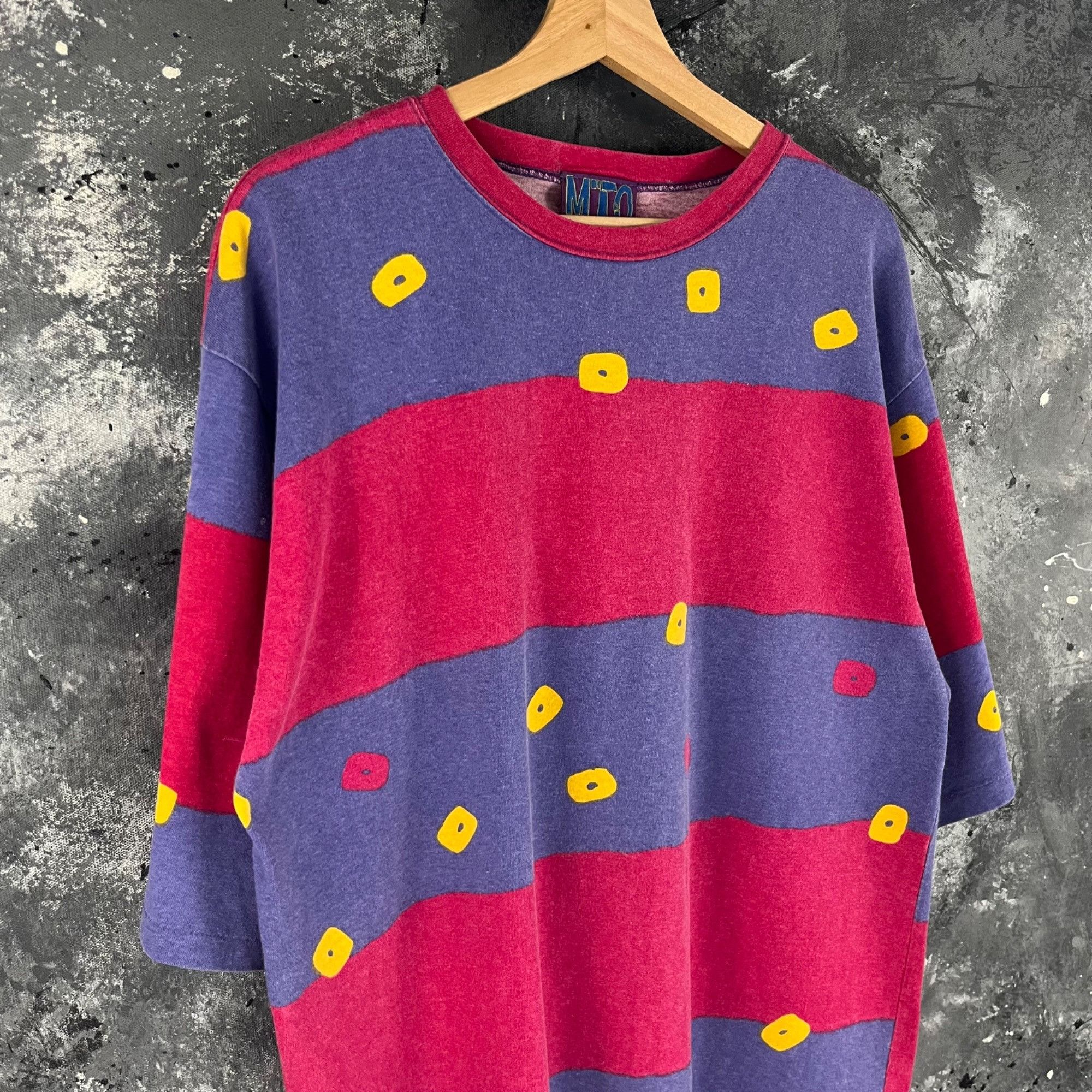 Vintage Vintage 90’s Funky geometric shirt Size US L / EU 52-54 / 3 - 2 Thumbnail
