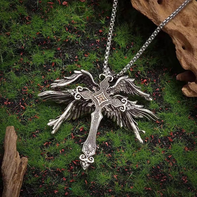 Japanese Brand GOTHIC Skeleton Cross Necklace Size ONE SIZE - 3 Thumbnail