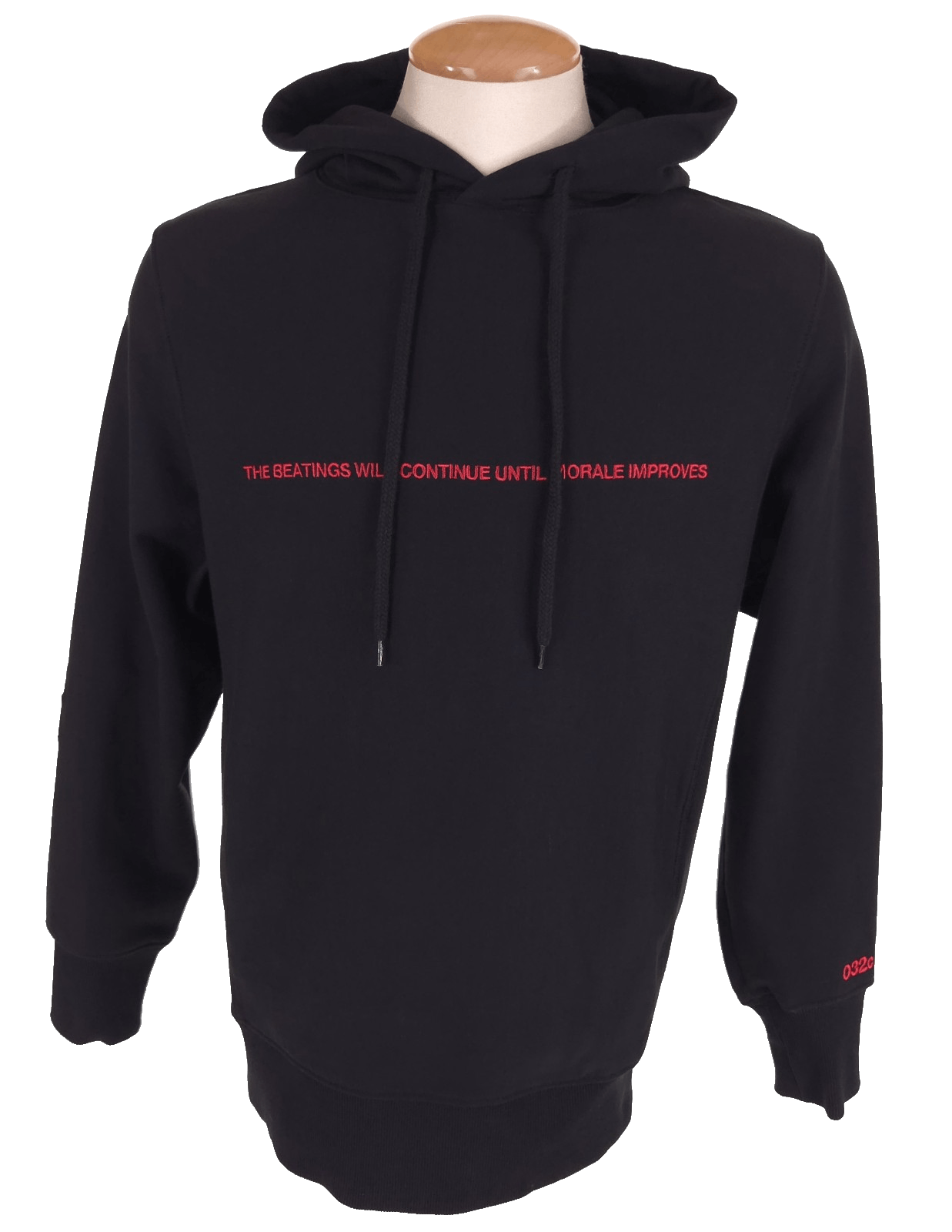 032c 032c The Beatings Will Continue Hoodie Size S Mens Black Size US S / EU 44-46 / 1 - 2 Thumbnail