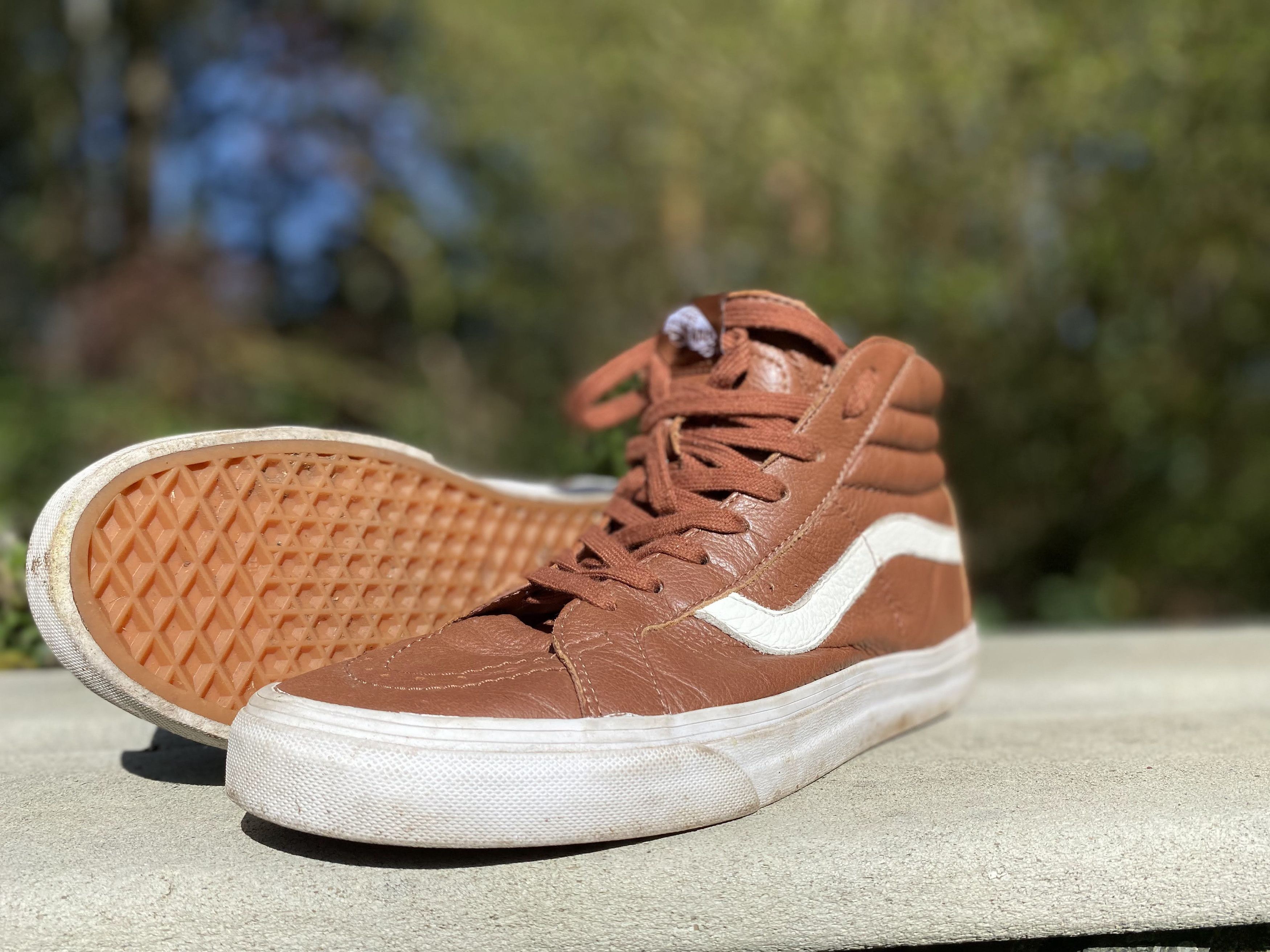 Vans High-top leather Vans Size US 9.5 / EU 42-43 - 1 Thumbnail