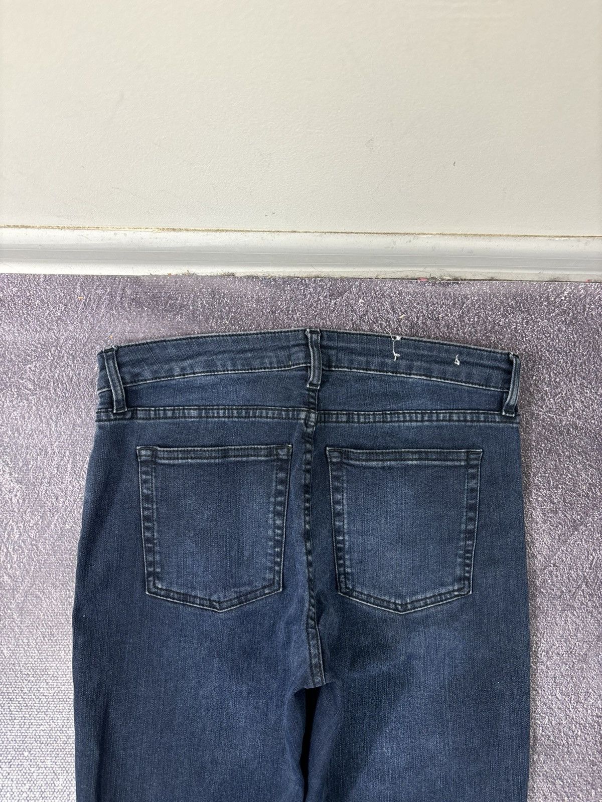 Acne Studios Acne Studios Skin 5 Deep Women’s Navy Blue Slim Denim Jeans Size 27" / US 4 / IT 40 - 13 Thumbnail
