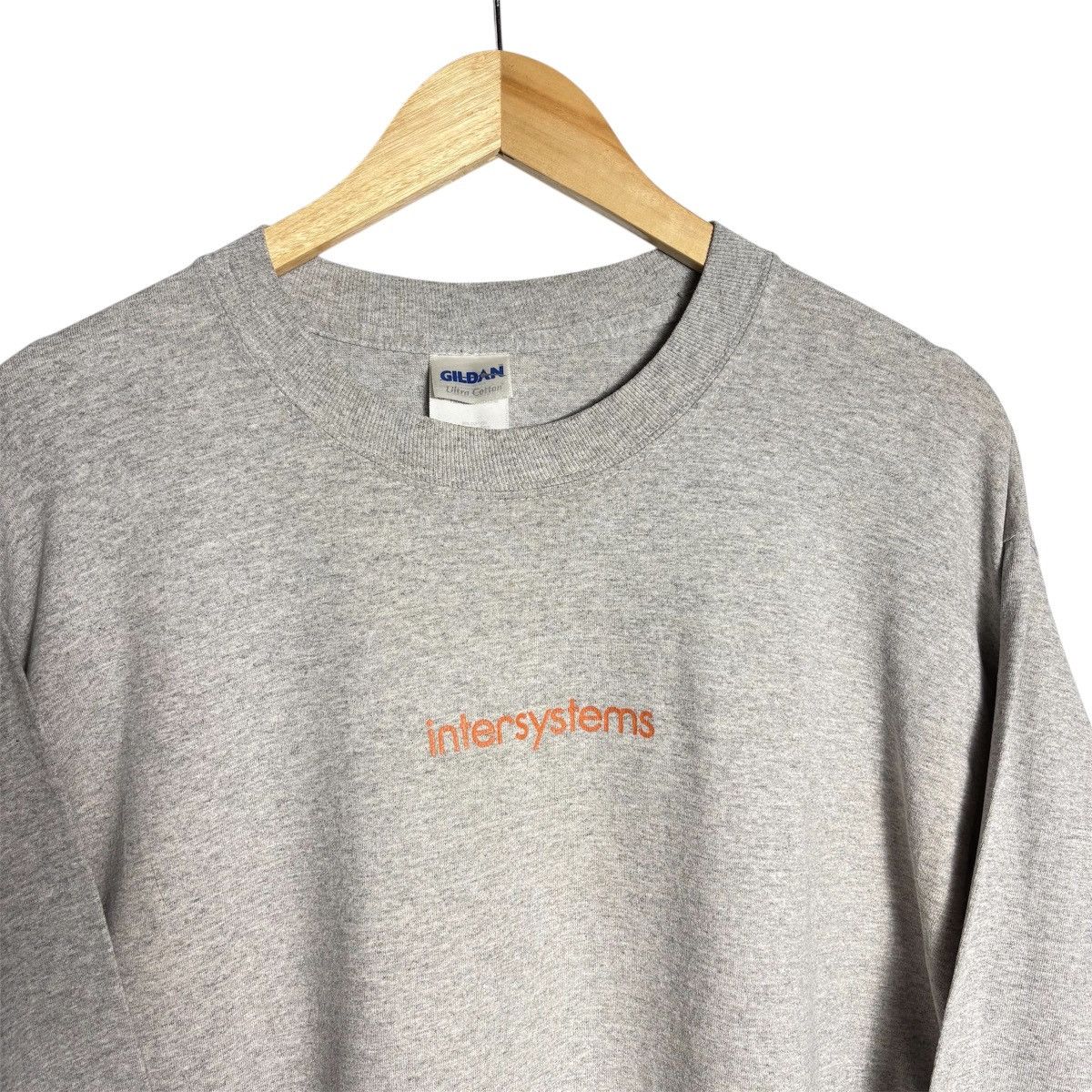 Vintage Vintage 00s Intersystems IT Long Sleeve T-Shirt / Apple Size US L / EU 52-54 / 3 - 2 Thumbnail
