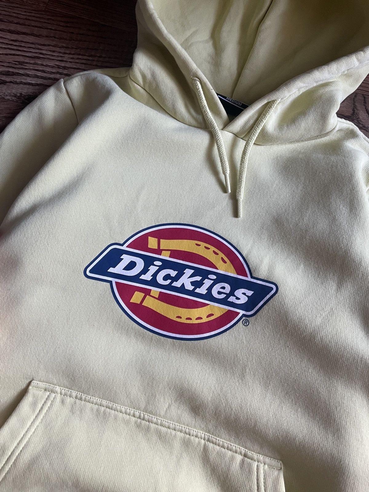 Dickies Dickies Big Logo yellow Hoodie Vintage Size US M / EU 48-50 / 2 - 3 Thumbnail