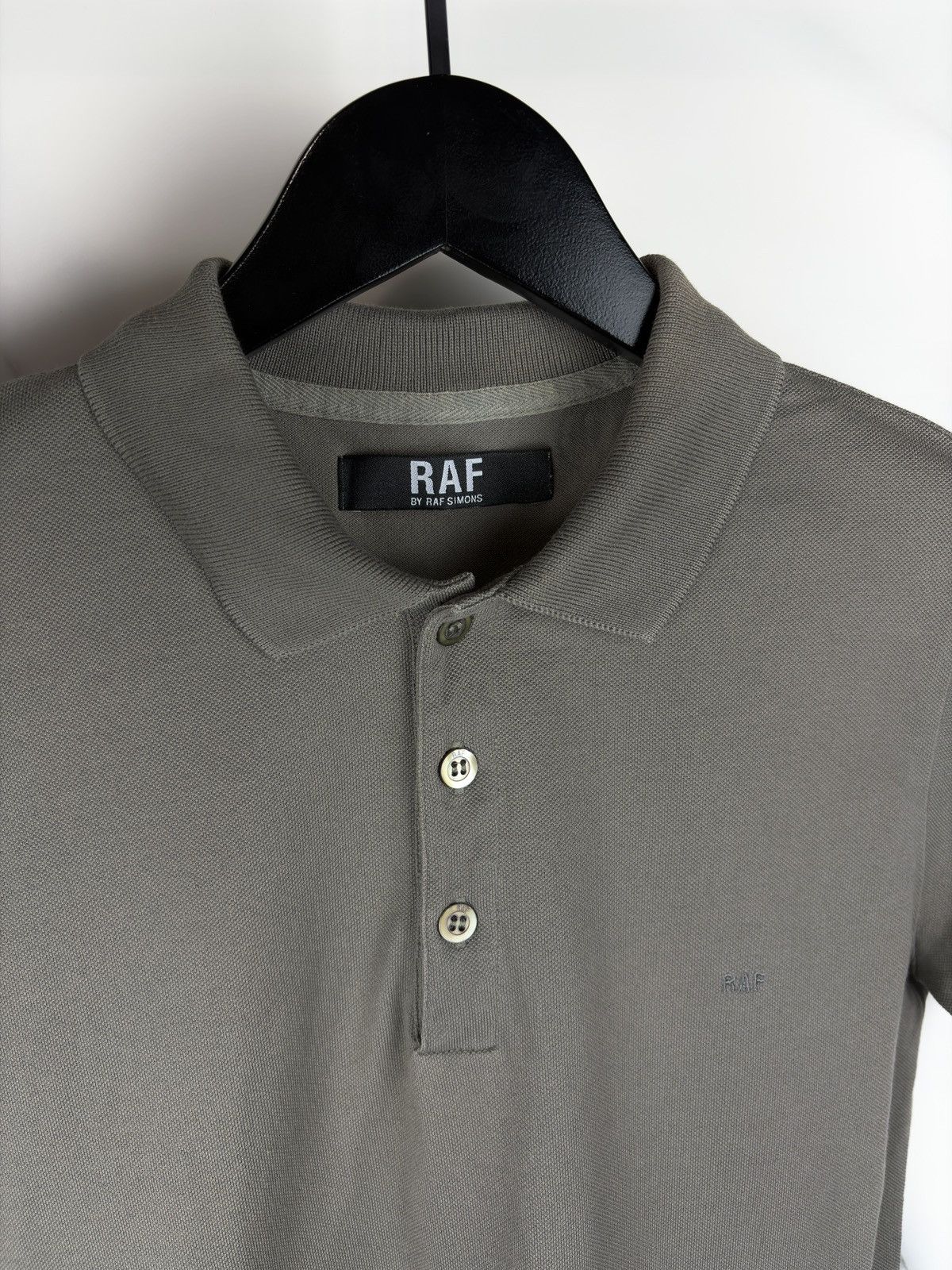 Raf Simons Raf By Raf Simons Sleeve Embroidered Button Polo Shirt Size US XS / EU 42 / 0 - 2 Thumbnail